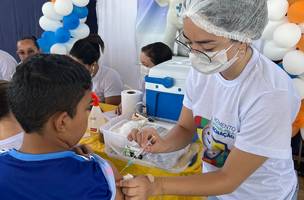Vacinação infantil (Foto: Ascom)
