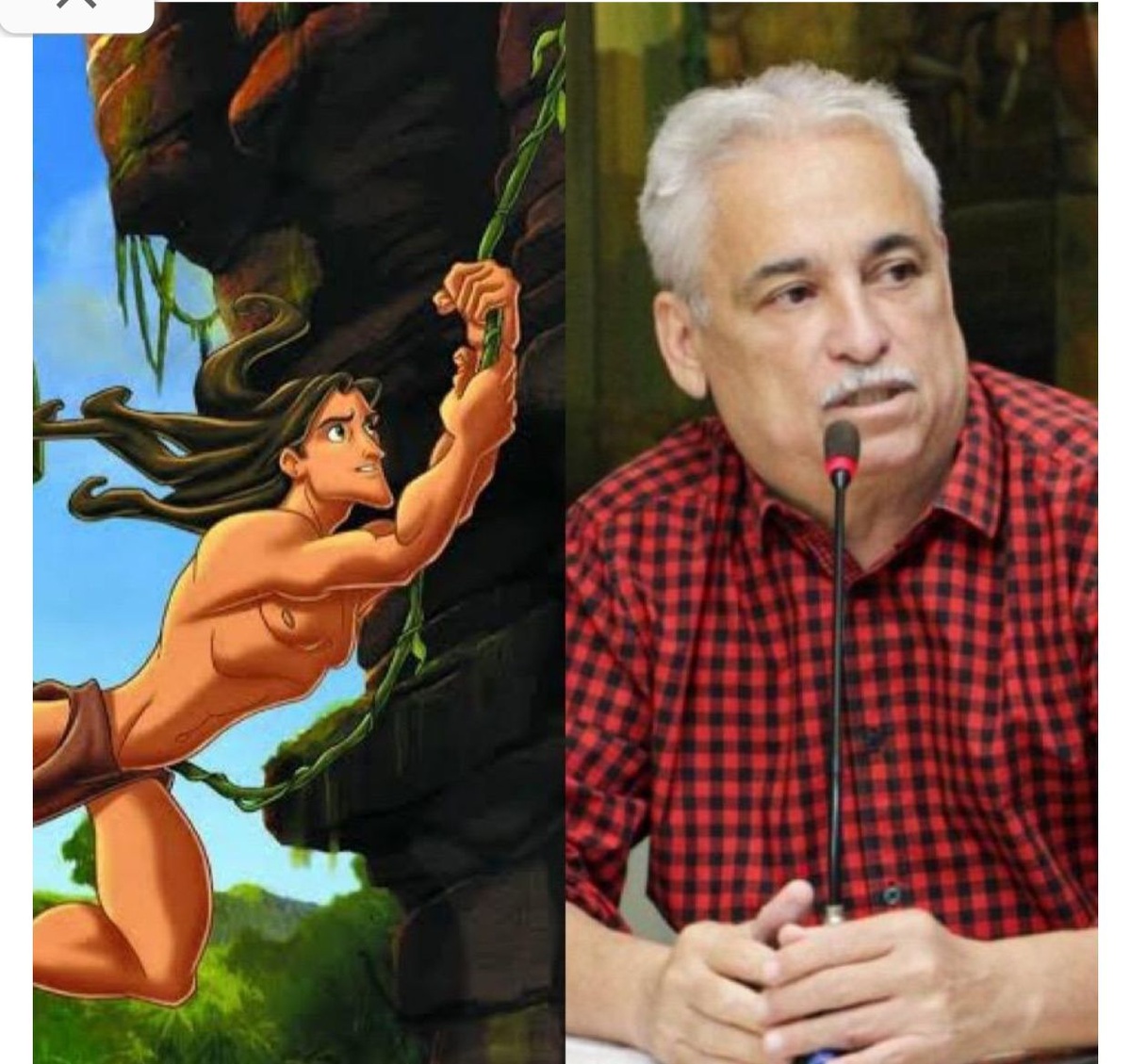 Aqui Tarzan removendo Robert do grupo em que ele estava mais de um ano depois de demitido. E todos tinham medo de tirá-lo.