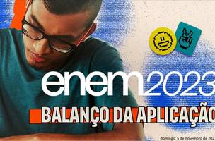 Balanço da aplicação de provas do Enem (Foto: Inep)