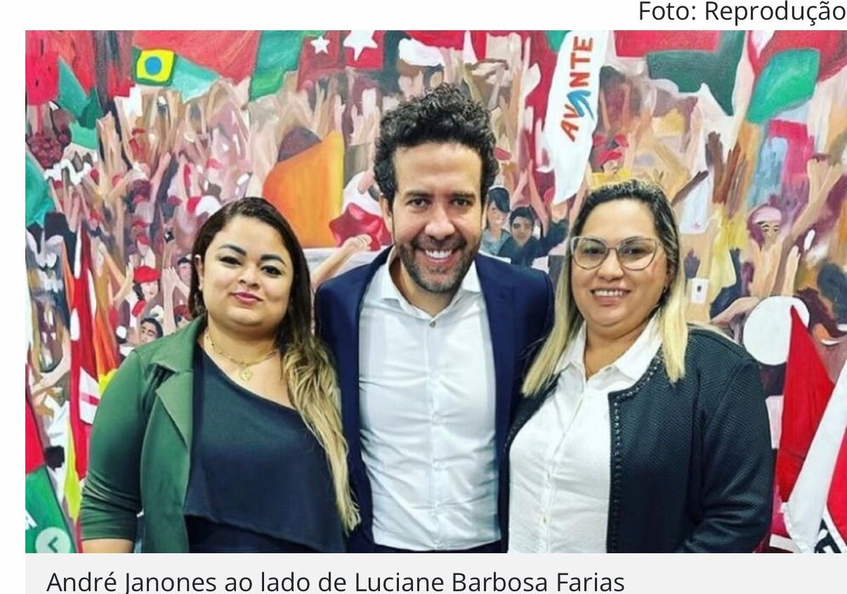 Luciane Farias, a Dama do Tráfico, tem intoxicado muitas autoridades do governo Lula. Ela, aqui com o deputado Janones