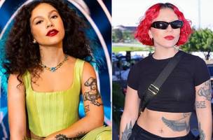 No evento, Priscilla escolheu vestir uma bermuda e um cropped pretos, destacando suas tatuagens nos braços e na barriga. (Foto: Reprodução/Instagram/ - Brazil News)