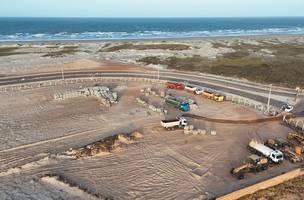 Obras no Porto de Luís Correia (Foto: Reprodução)
