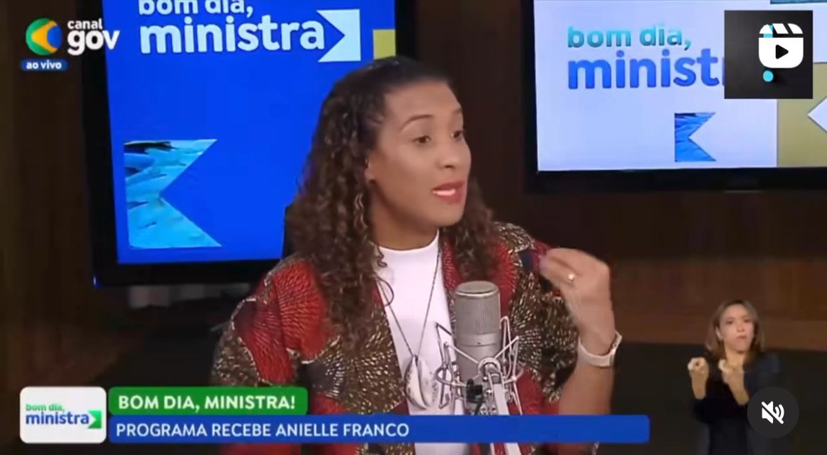Para a ministra Anielle, falar em “buraco negro” significa racismo.  Como dizer: a noite está escura?