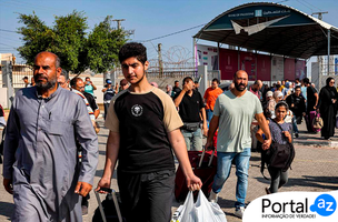 Passagem de Rafah, Sul de Gaza (Foto: Mohammed Abed/AFP)