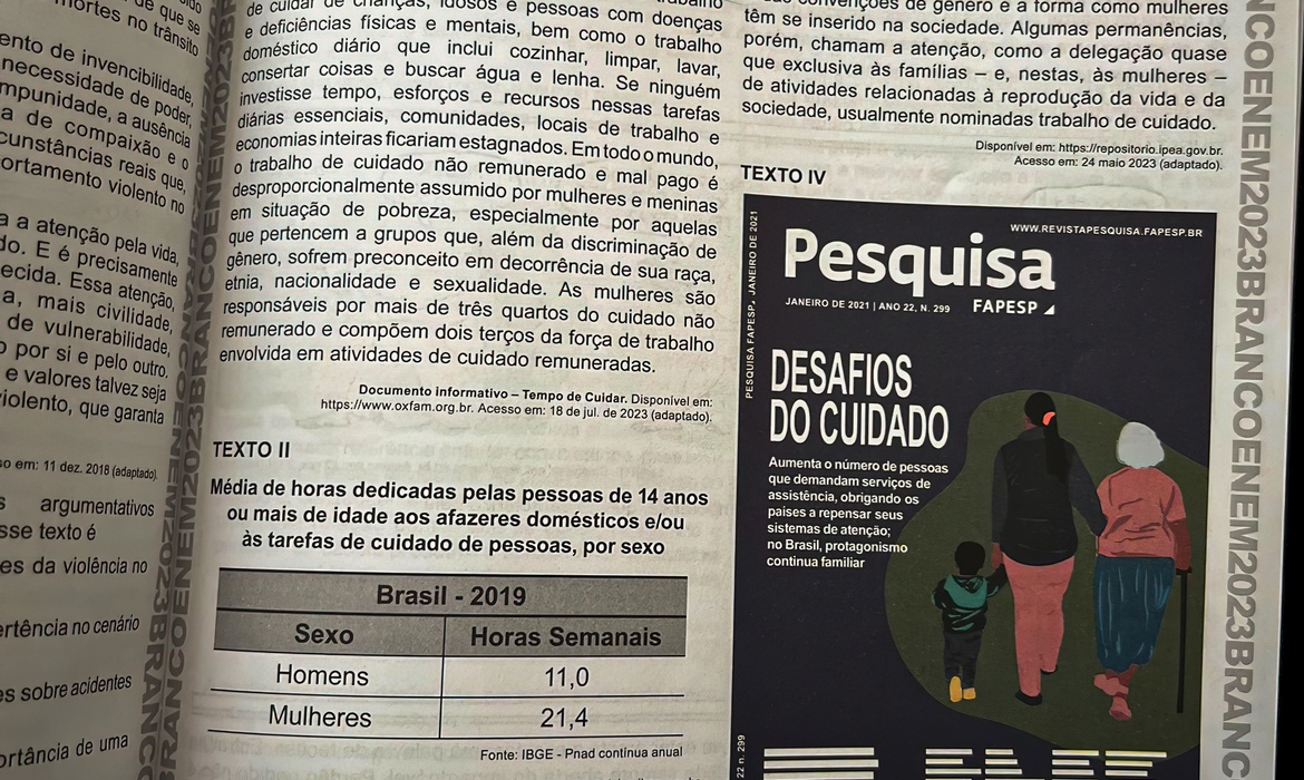 Prova de redação do Enem