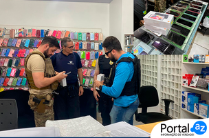 Recuperação de celulares roubados (Foto: SSP-PI)