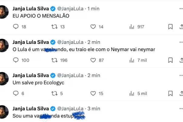 As publicações já foram deletadas