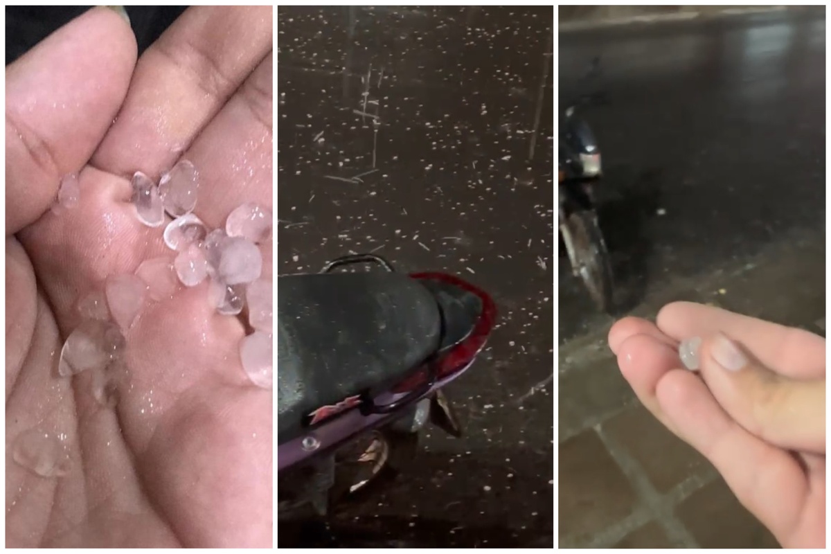 Choveu granizo em Pedro II