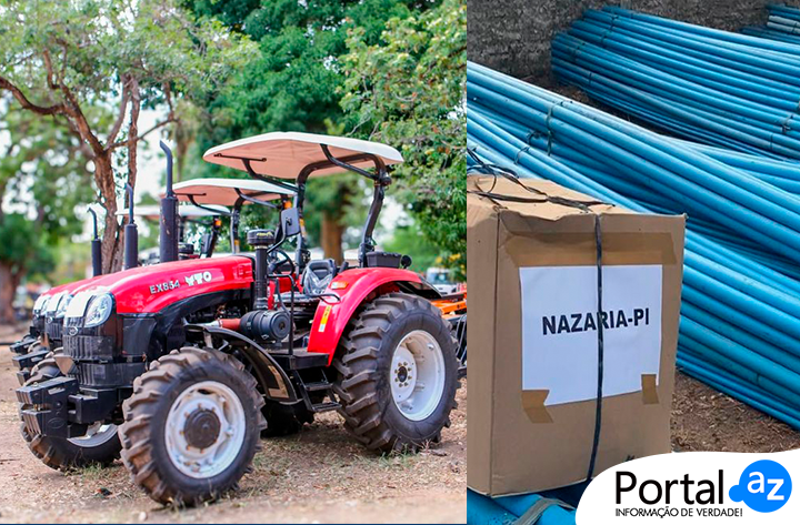 Entrega de material pela SAF