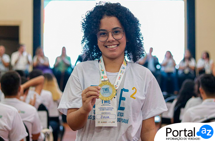 Estudante premiada