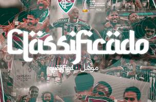 Fluminense classificado (Foto: Reprodução)