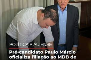 Paulo Márcio transfere para Teresina o domicílio eleitoral. O vice governador não ouviu Rafael. (Foto: Band Piauí)