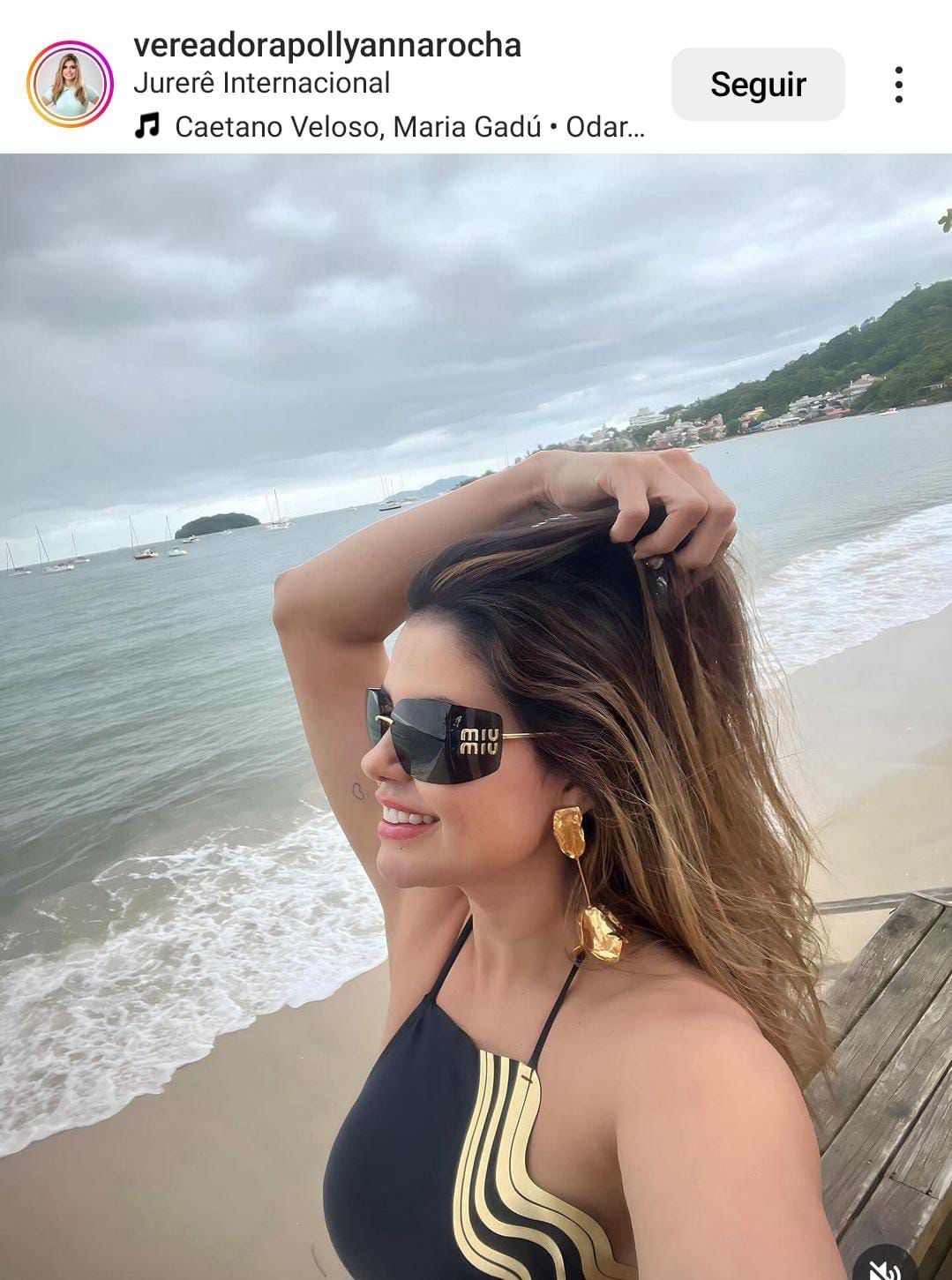 Pollyana e o seu tédio em Jurerê