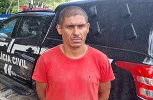 Suspeito Preso (Foto: Ascom Polícia Civil)