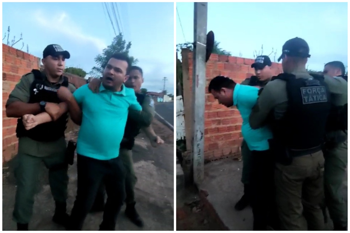William Fonseca recebeu voz de prisão enquanto tentava argumentar sobre condução de sua cliente