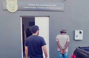 Acusado de matar a própria mãe com cadarço de tênis é preso no Piauí (Foto: PC/Divulgação)