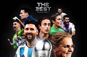 Ao todo, 9 prêmios foram entregues na cerimônia de gala da Fifa (Foto: Reprodução)