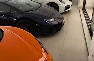 Carros de luxo apreendidos (Foto: Divulgação)