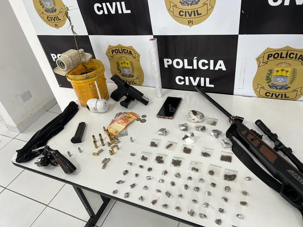 Depre prende suspeito de tráfico de drogas com R$ 13 mil na zona sul de Teresina