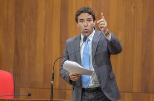 Deputado Marden Menezes na tribuna da Alepi (Foto: Divulgação)
