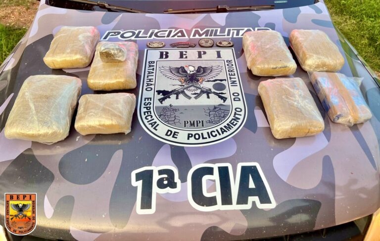 Drogas encontradas na residência do suspeito