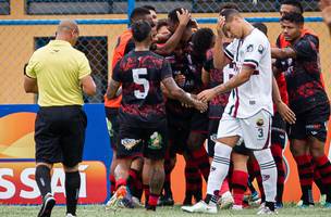 Fluminense-PI perde para Campinense-PB (Foto: Weslley Douglas/ Fluminense-PI)