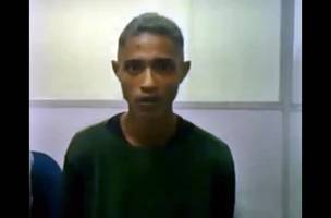 Francisco Emanoel Santos Gomes, o Biel, em depoimento à Polícia Civil (Foto: Reprodução)