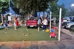 Motorista atropela e mata criança em playground (Foto: Reprodução)