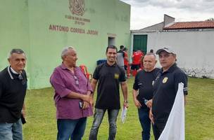 Polícia Civil acompanha jogo em Campo Maior (Foto: Ascom/ FFP)