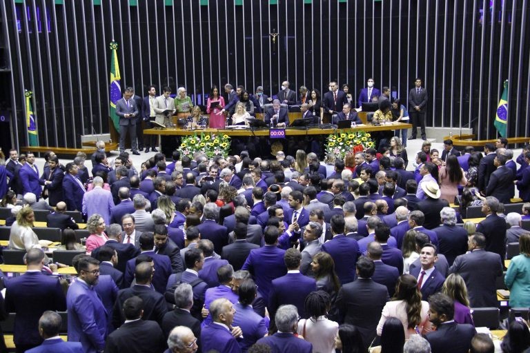 Posse dos deputados federais na Câmara