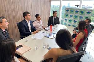 Reunião de membros da DPE e Equatorial (Foto: Divulgação)