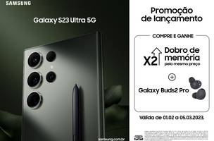 TIM oferece até R$ 3 mil de desconto nos novos smartphones Galaxy S23 (Foto: Divulgação)