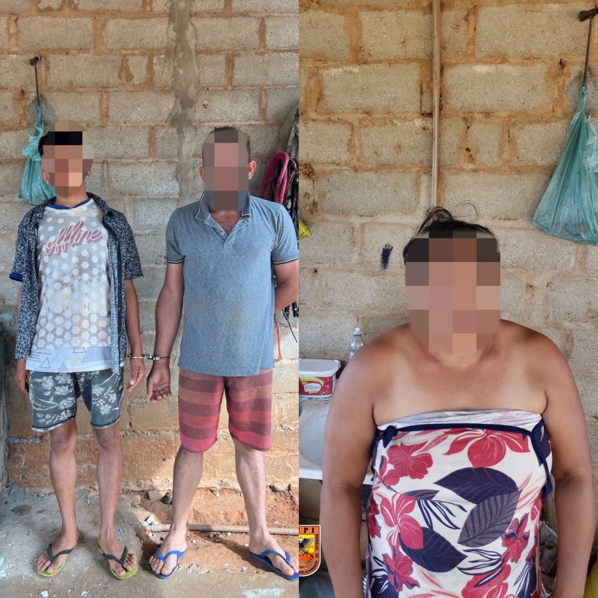 Um casal foi preso e um adolescente apreendido