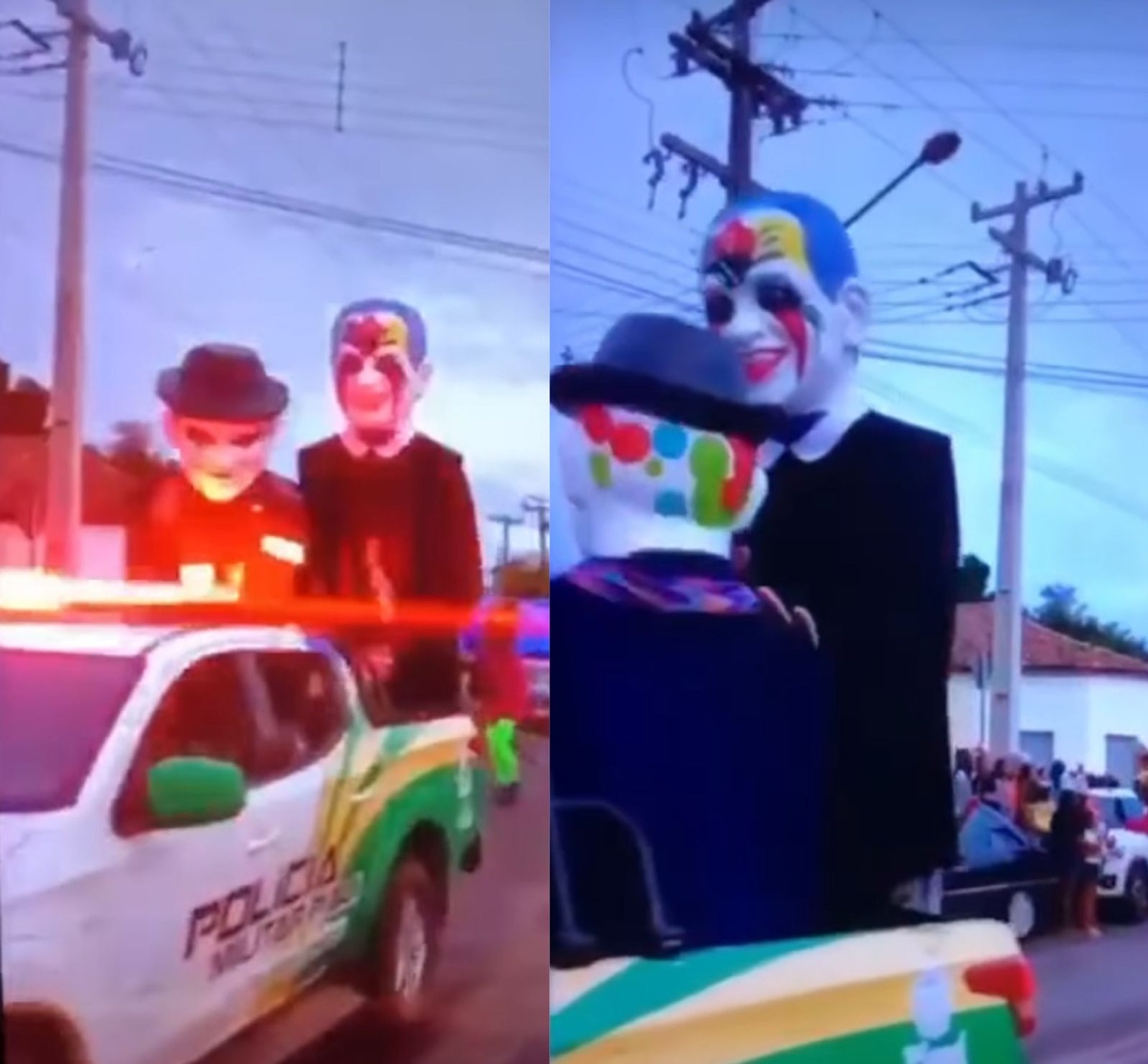 Viatura da Polícia Militar em União