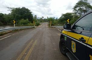A estrutura da ponte foi avaliada pelo DNIT em conjunto com o 2° Batalhão de Engenharia do Exército/2° BEC (Foto: Reprodução)
