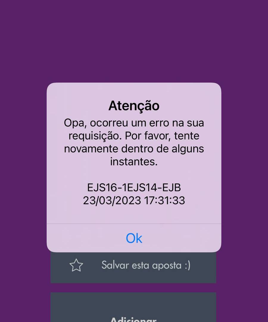 Aplicativo da loterias on line da Caixa não permite pagamento das