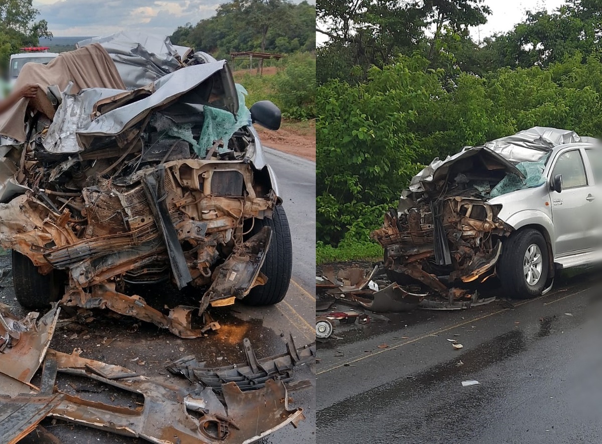 Carro envolvido no acidente