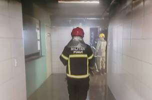 Corpo de Bombeiros dá detalhes da atuação no incêndio no hospital do Dirceu II (Foto: Divulgação)