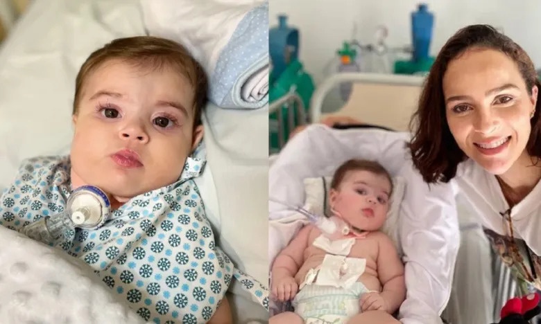 Esposa de Juliano Cazarré pede orações para filha após internação