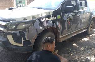 Homem é preso suspeito de tráfico de drogas na zona sul de Teresina (Foto: Divulgação)