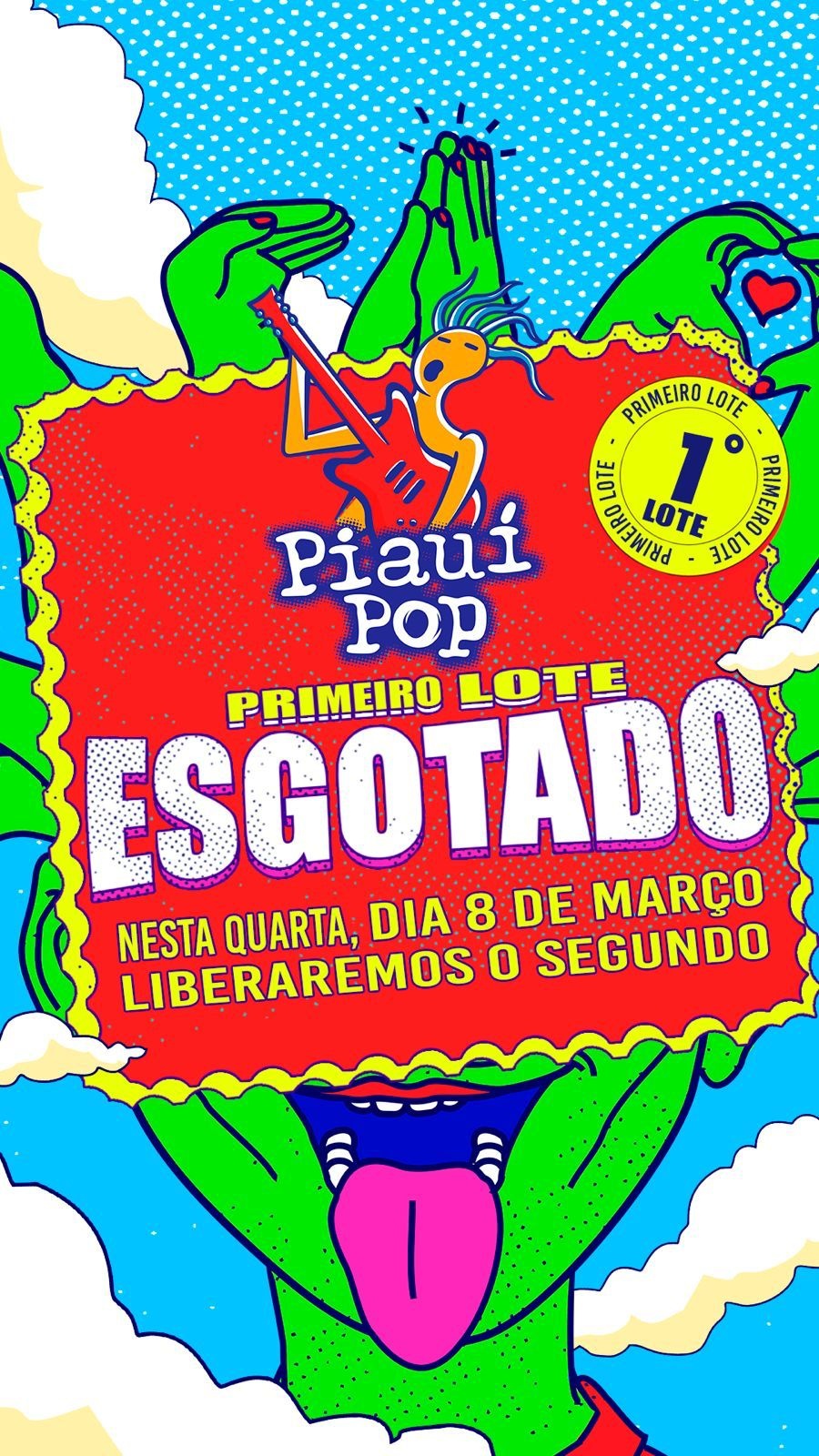 Ingressos do primeiro lote esgotaram no primeiro dia de vendas
