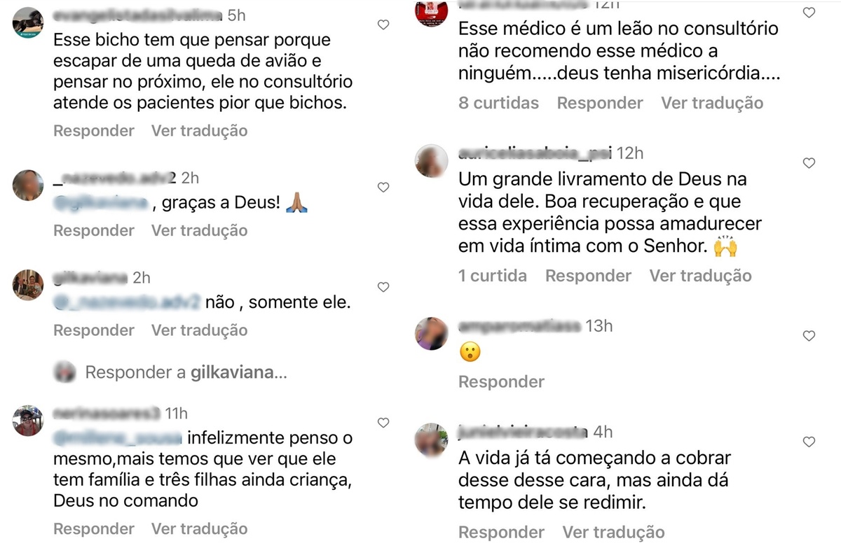 Internautas reclamam de grosserias praticadas pelo médico