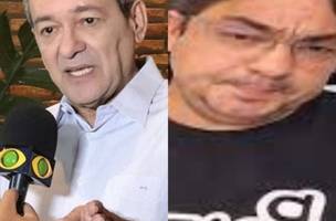 Jornalista Arimateia Azevedo e Jivago Castro (Foto: Reprodução)