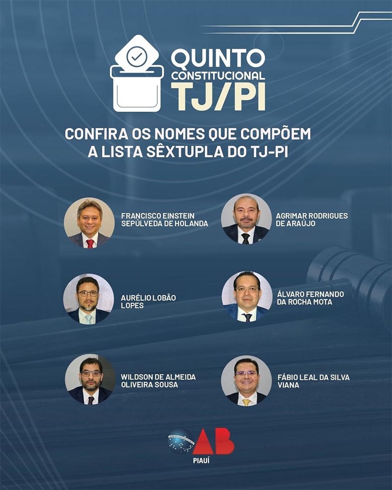 Papa deverá ter alta sábado; OAB define lista sêxtupla para TJPI