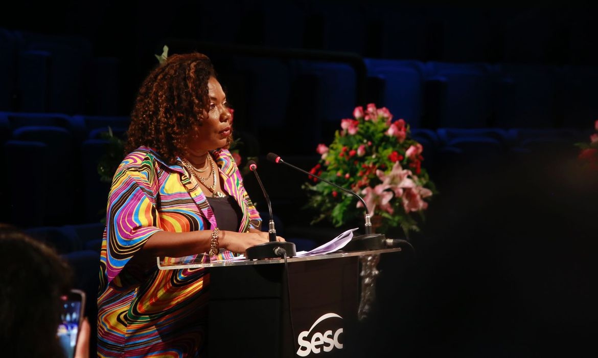 Ministra da Cultura, Margareth Menezes.