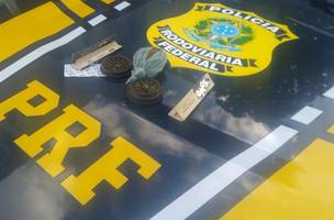 Motorista de caminhão é flagrado com droga na BR 316 em Teresina (Foto: Divulgação)