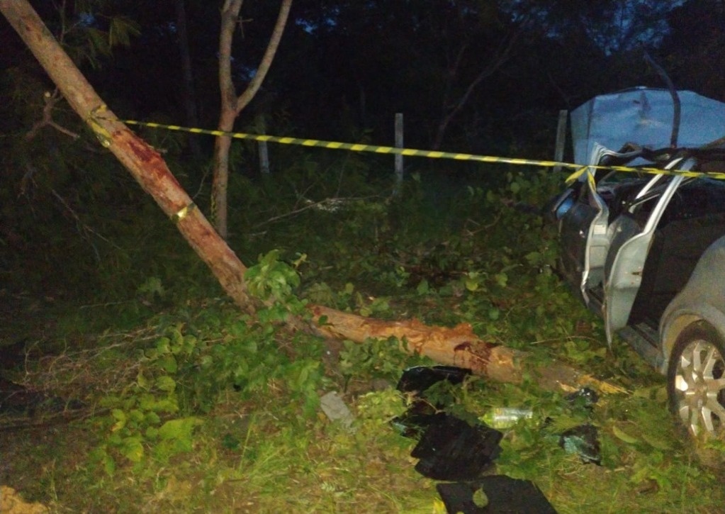 Motorista morre e passageiros ficam feridos em acidente na BR 343