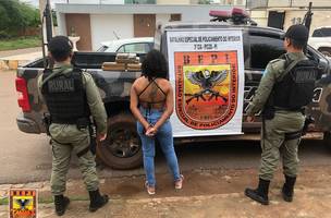 Mulher é presa em flagrante transportando drogas de Oeiras para Picos (Foto: Divulgação)