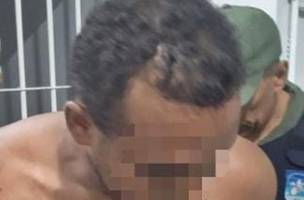 O homem chegou a fugir do local, mas foi encontrado pela polícia. (Foto: Reprodução)