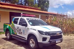 Os criminosos fugiram pela BR-343 e ainda não foram localizados (Foto: Divulgação/ PMPI)